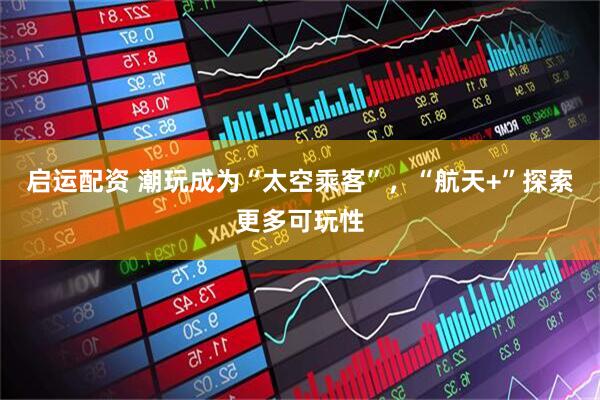 启运配资 潮玩成为“太空乘客”，“航天+”探索更多可玩性